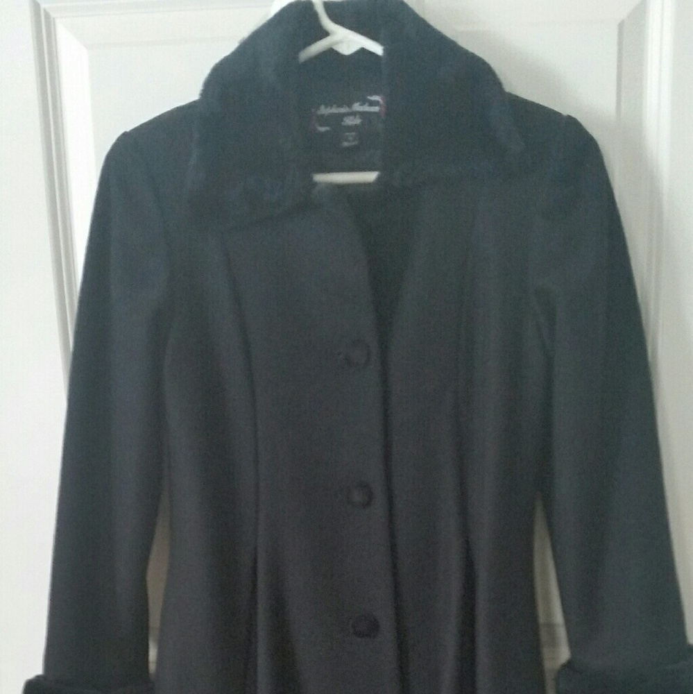 Girls 100% Wool Coat Long